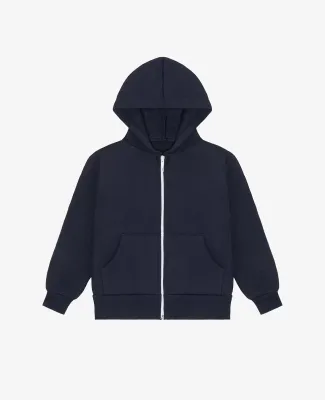 Los Angeles Apparel F1097 Toddler  Poly Cotton Zip in Navy