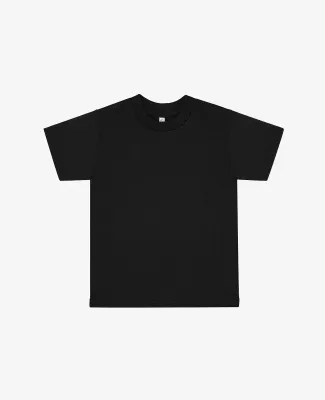 Los Angeles Apparel FF1001 Toddler Ply Ctn S/S T in Black