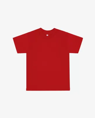 Los Angeles Apparel FF1001 Toddler Ply Ctn S/S T in Red
