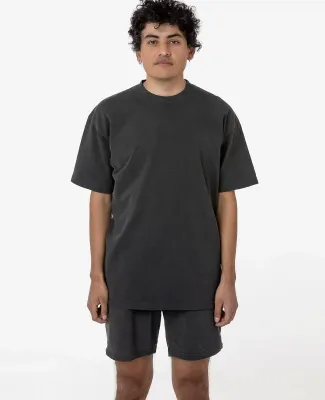 Los Angeles Apparel HF02GD Heavy Fleece Mid Short in Vintage black