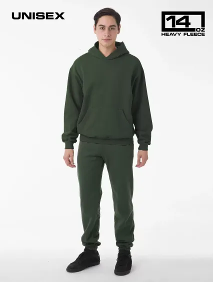 Los Angeles Apparel HF04GD Heavy Fleece Sweatpant  in Ivy