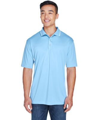 8406 UltraClub® Adult Cool & Dry Sport Two-Tone M in Columb blue/ wht