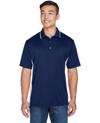 8406 UltraClub® Adult Cool & Dry Sport Two-Tone M in Navy/ white