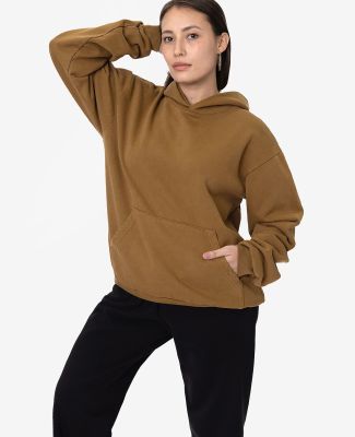 Los Angeles Apparel HF09GD Heavy Fleece Plain Hood in Brass