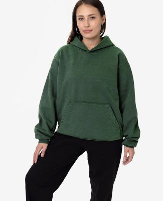 Los Angeles Apparel HF09GD Heavy Fleece Plain Hood in Ivy