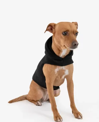 Los Angeles Apparel HF-DOGHOOD DOGSWEATER in Black front view