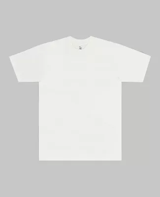 Los Angeles Apparel IMP1801FL S/S Grmnt Dye Crew N in Pfd