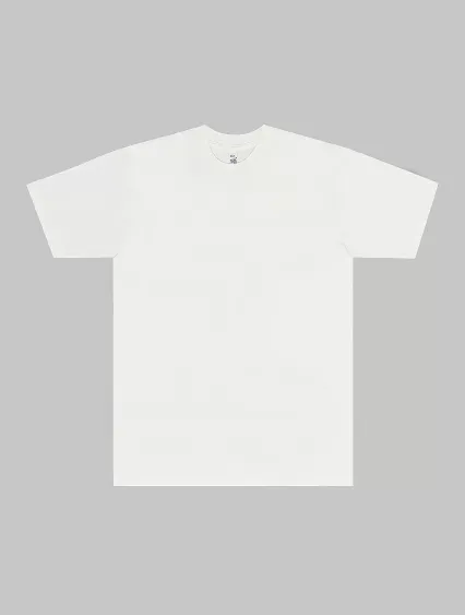 Los Angeles Apparel IMP1801FL S/S Grmnt Dye Crew N in Pfd