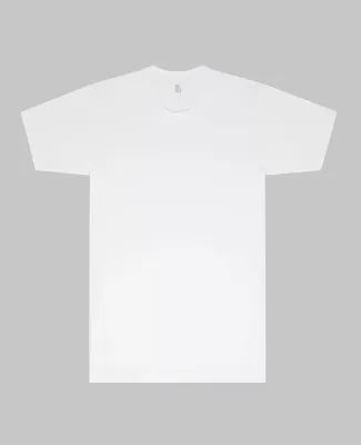 Los Angeles Apparel IMP2411FL S/S Natural Wash T-S in White