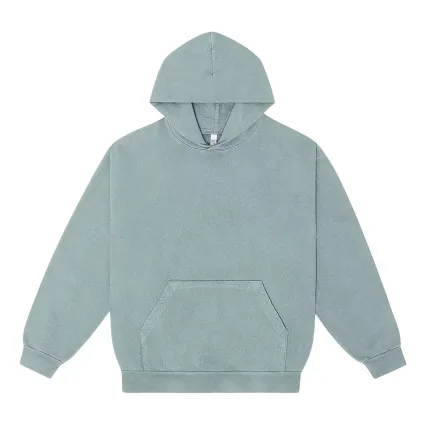 Los Angeles Apparel IMPHF09FL L/S Heavy Fleece Hoo in Sage