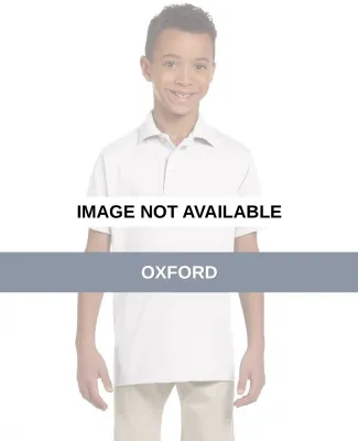437Y Jerzees Youth 50/50 Jersey Polo with SpotShie Oxford
