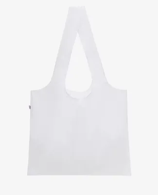 Los Angeles Apparel NT13 Large Nylon Shopping Bag in White