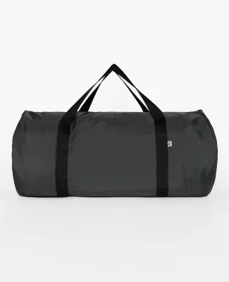 Los Angeles Apparel NT563 Nylon Weekender Bag in Charcoal/black