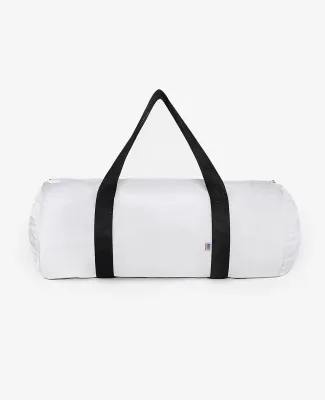 Los Angeles Apparel NT540 Lightweight Nylon Gym Ba in White/black