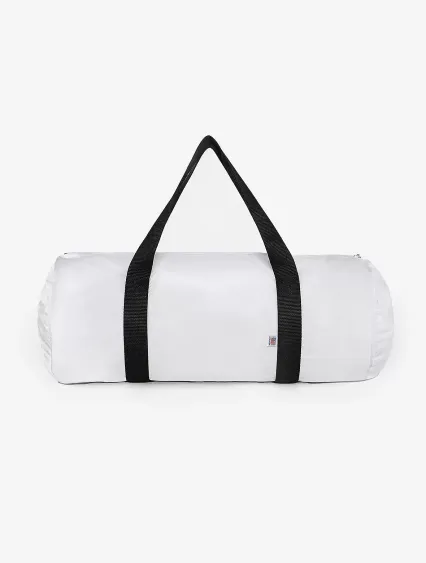 Los Angeles Apparel NT540 Lightweight Nylon Gym Ba in White/black