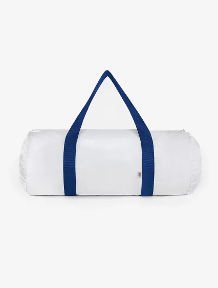 Los Angeles Apparel NT540 Lightweight Nylon Gym Ba in White/royal