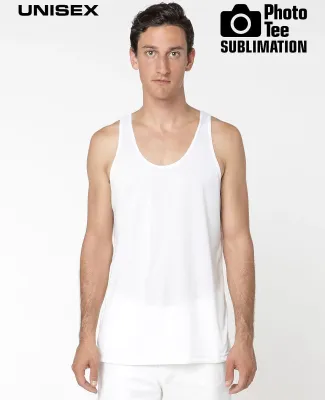 Los Angeles Apparel PT408 SUBLIMATION TANK in White