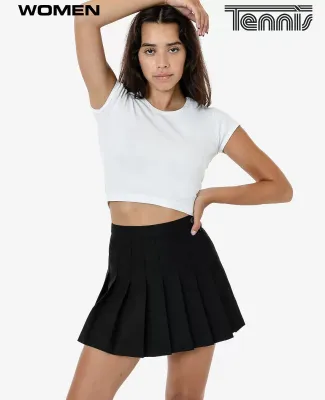 Los Angeles Apparel RGB300 Tennis Skirt in Black