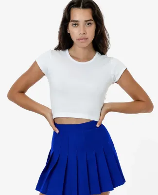 Los Angeles Apparel RGB300 Tennis Skirt in Cobalt blue