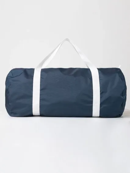 Los Angeles Apparel RNB563 Nylon Pack Weekender Ba in Navy