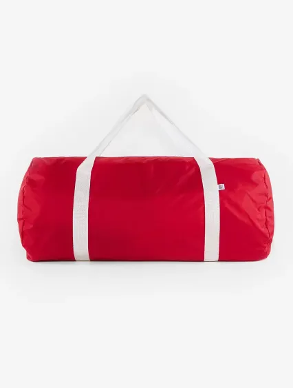 Los Angeles Apparel RNB563 Nylon Pack Weekender Ba in Red