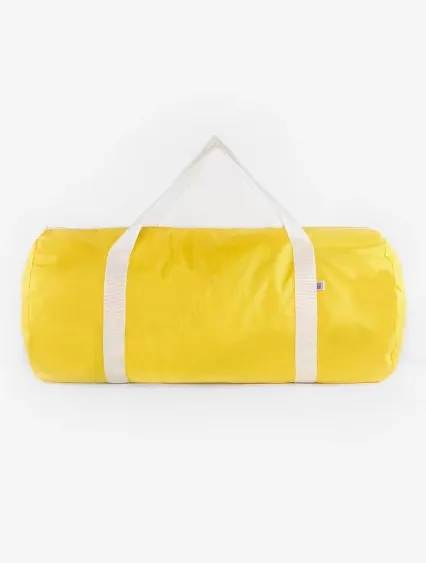 Los Angeles Apparel RNB563 Nylon Pack Weekender Ba in Yellow