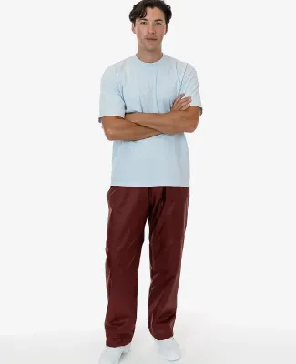 Los Angeles Apparel RNF405 Nylon Taffeta Lined Tra in Mahogany