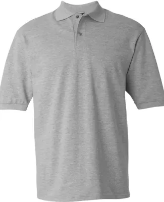 440 Jerzees Adult Ring-Spun Cotton Pique Polo Athletic Heather