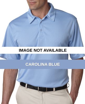 8412 UltraClub® Adult Cool & Dry Elite Jacquard P Carolina Blue