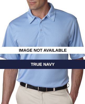 8412 UltraClub® Adult Cool & Dry Elite Jacquard P True Navy