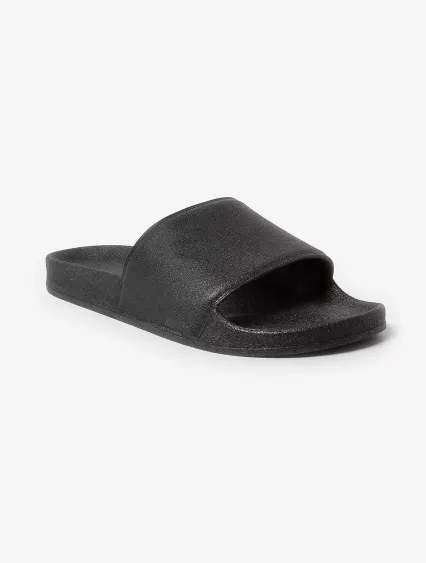 Los Angeles Apparel UNISLIDE Unisex Everyday Slide in Black