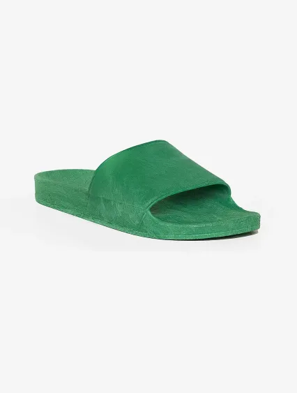 Los Angeles Apparel UNISLIDE Unisex Everyday Slide in Emerald