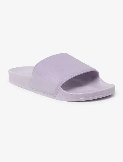 Los Angeles Apparel UNISLIDE Unisex Everyday Slide in Lilac