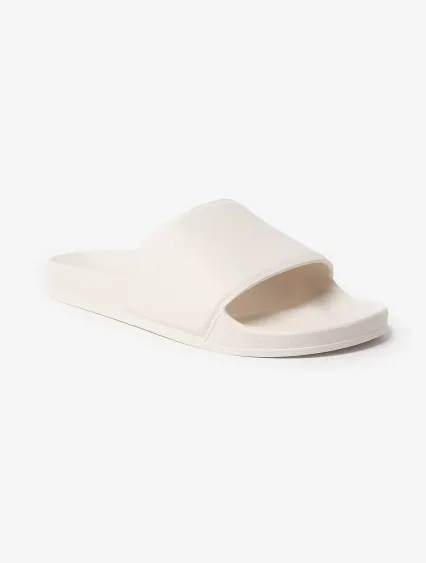 Los Angeles Apparel UNISLIDE Unisex Everyday Slide in White