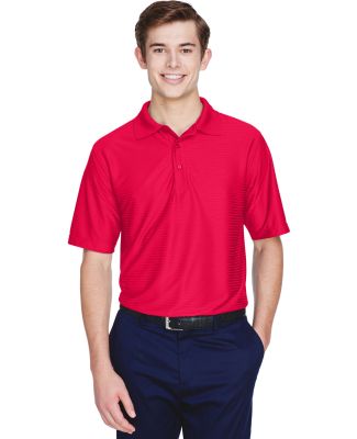 8413 UltraClub® Adult Cool & Dry Elite Tonal Stri in Red
