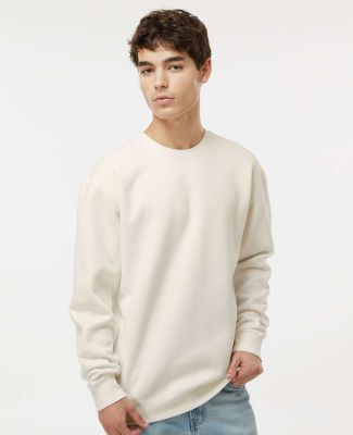 Independent Trading IND3000 Heavyweight Crewneck S in Bone