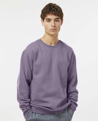 Independent Trading IND3000 Heavyweight Crewneck S in Plum