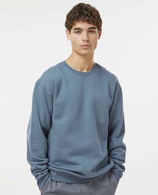 Independent Trading IND3000 Heavyweight Crewneck S in Storm blue