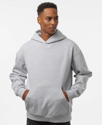 Independent Trading IND420XD Mainstreet Hooded Swe in Grey heather