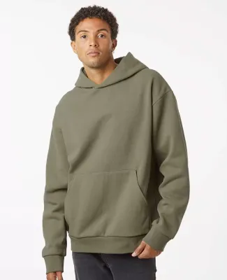 Independent Trading IND420XD Mainstreet Hooded Swe in Olive