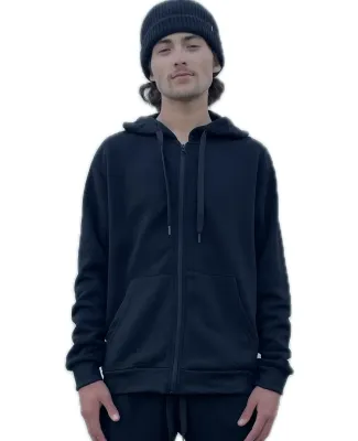 Stilo Apparel 21918BT Unisex Full-Zip Hoodie in Black