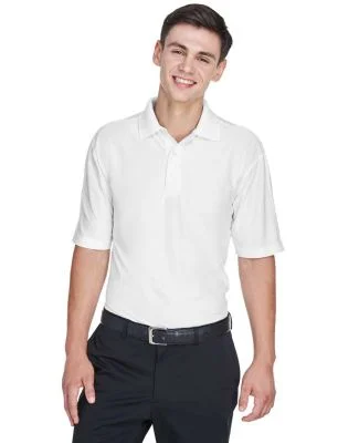 8415 UltraClub® Men's Cool & Dry Elite Performanc in White