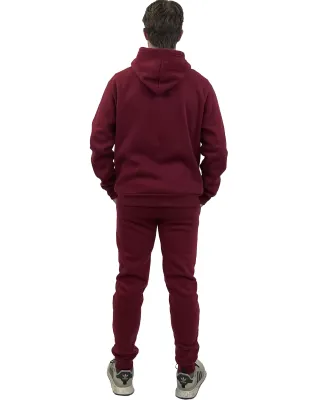 Stilo Apparel 211119HJCR Matching Sweat Set Wholes in Claret red
