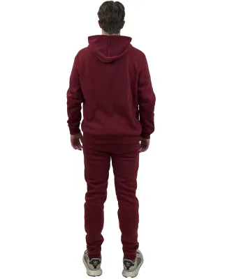 Stilo Apparel 21928HJCR Matching Sweat Set Wholesa in Claret red