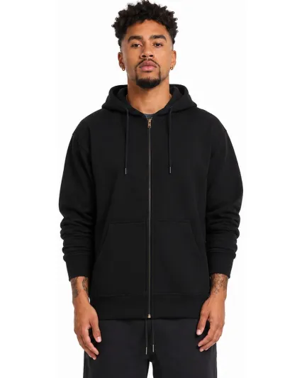 Smart Blanks 7002 ADULT PREMIUM HEAVY WEIGHT ZIP in Black