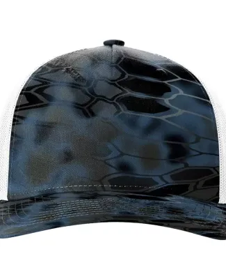 Richardson Hats 112PFP Printed Five-Panel Trucker  in Kryptek neptune/ white