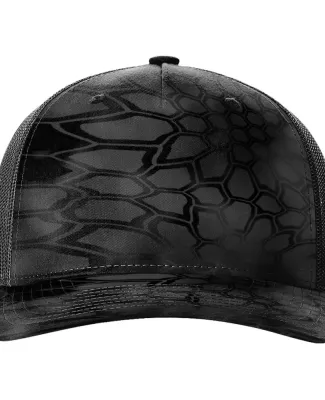 Richardson Hats 112PFP Printed Five-Panel Trucker  in Kryptek typhon/ black