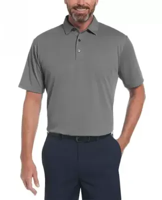 Delta Apparel PEM100   Classic Polo in Smoked pearl 041