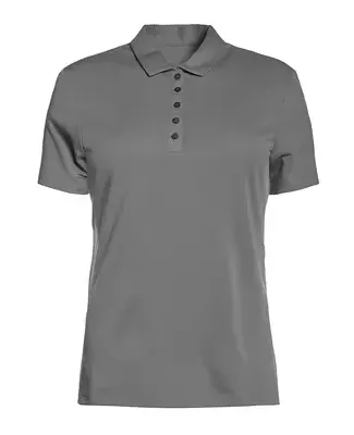 Delta Apparel PEW105   Ladies Classic Polo in Smoked pearl 041