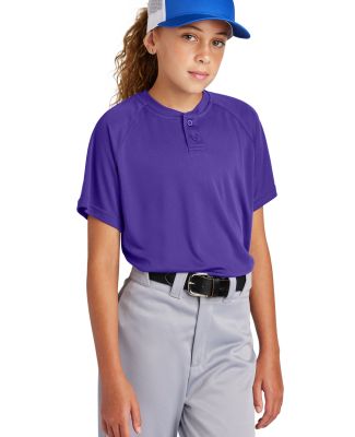 Sport Tek YST359 Sport-Tek<sup></sup> Youth PosiCh in Purple